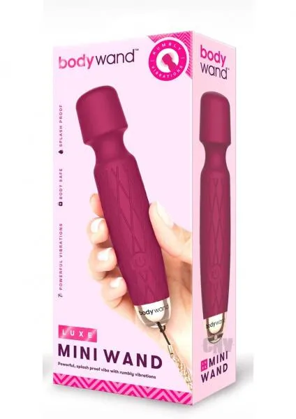 Anal Bodywand Bodywand Luxe Mini Body Massager Red Anal Bodywand Bodywand Luxe Mini Body Massager Red