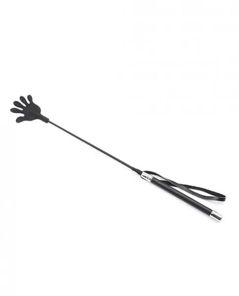 Anal Plesur Plesur 22 Hand Shaped Silicone Crop Black