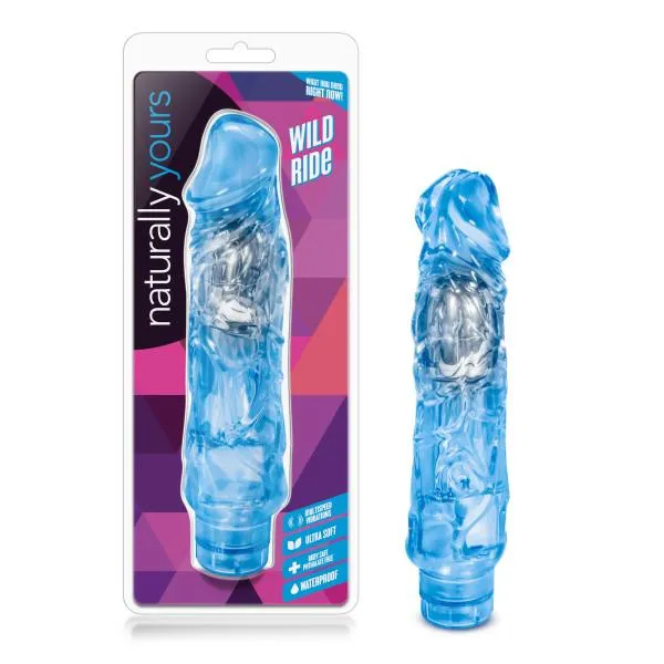 Wild Ride Vibrating Dong Blue Blush Dildos Wild Ride Vibrating Dong Blue Blush Dildos