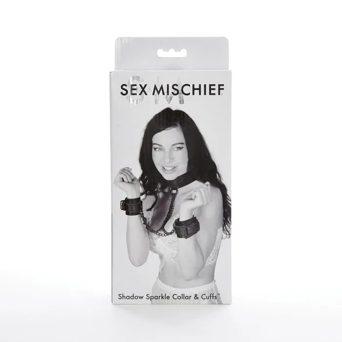 Sex and Mischief Female Sex Toys Shadow Sparkle Collar Cuffs