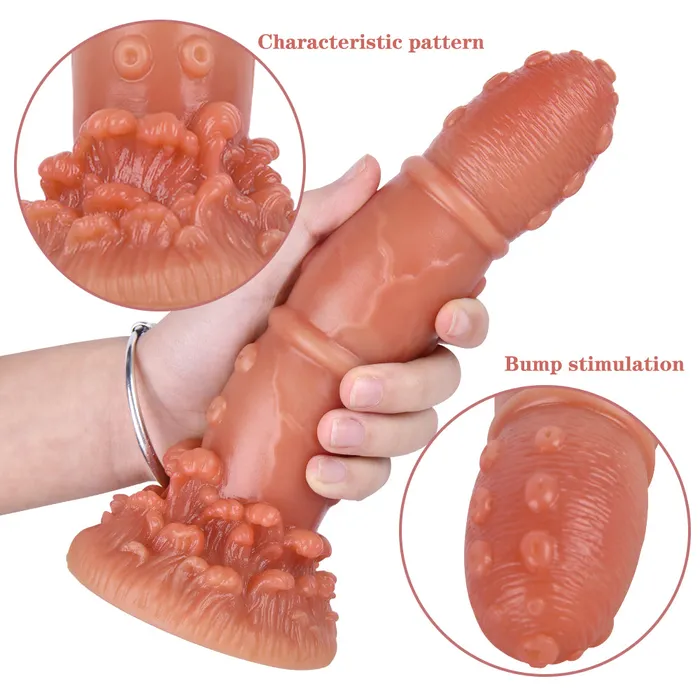 Anal MD MD 827 Fantasy Realistic Dildo Anal Plug Flesh