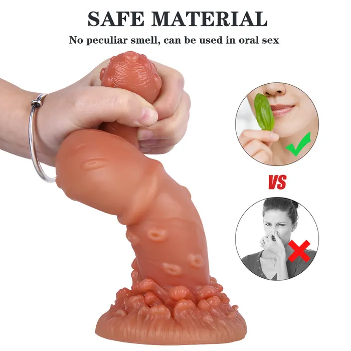 Anal MD MD 827 Fantasy Realistic Dildo Anal Plug Flesh