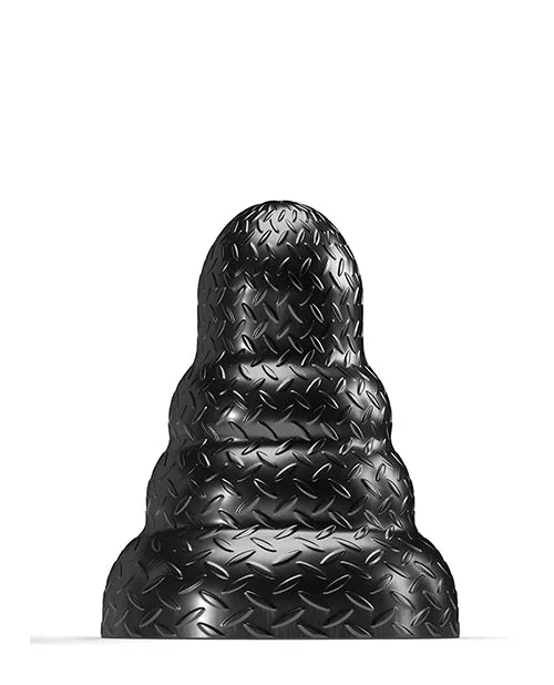 Anal 665 INC 665 Stretchr Tripole Butt Plug Black Metallic