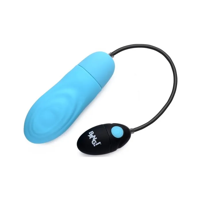 BANG 7X Pulsing Rechargeable Bullet Blue Bang Vibrators