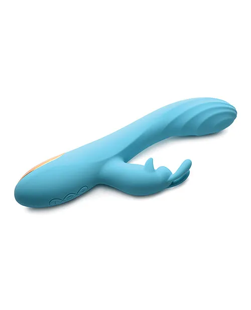 Curve Novelties Vibrators Curve Novelties Power Bunnies Snuggles 10x Silicone Rabbit Vibrator Blue Curve Novelties Vibrators Curve Novelties Power Bunnies Snuggles 10x Silicone Rabbit Vibrator Blue