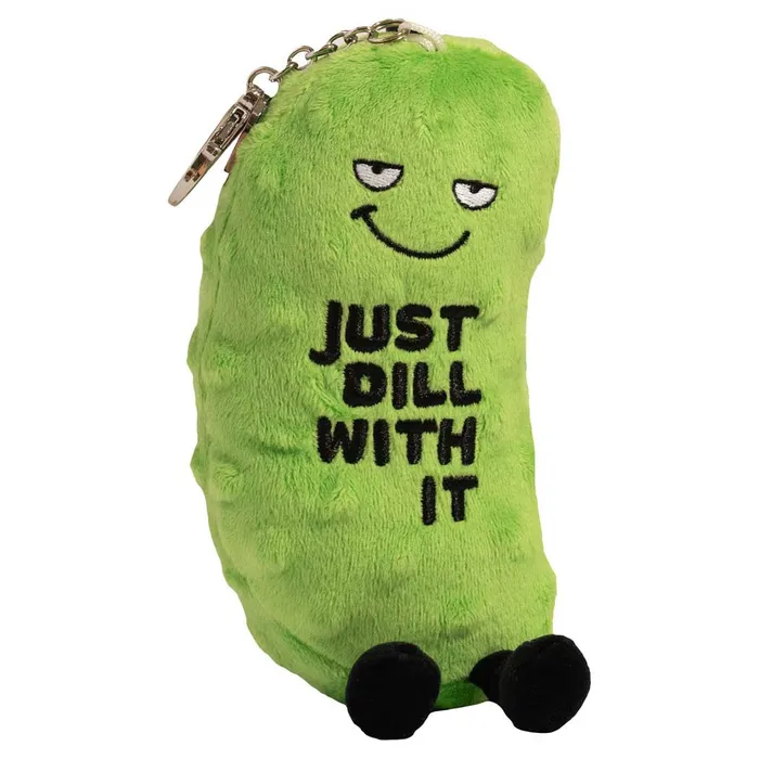 iloveexcitement Male Sex Toys Punchkins Just Dill WIth It Plushie Keychain