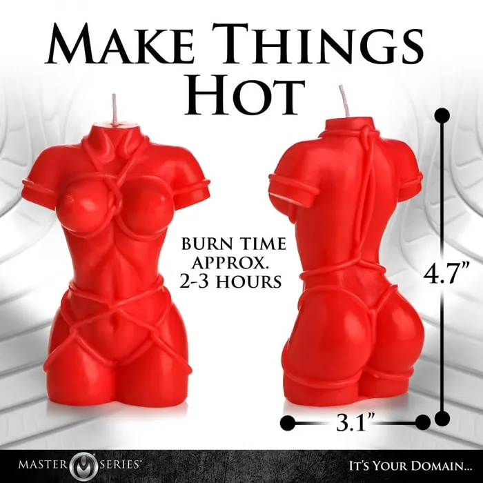 Master Series Bound Goddess Drip Candle XR Brands Male Sex Toys