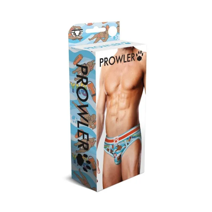 Prowler Gaywatch Bears Open Back Brief Blue Small Prowler Vibrators