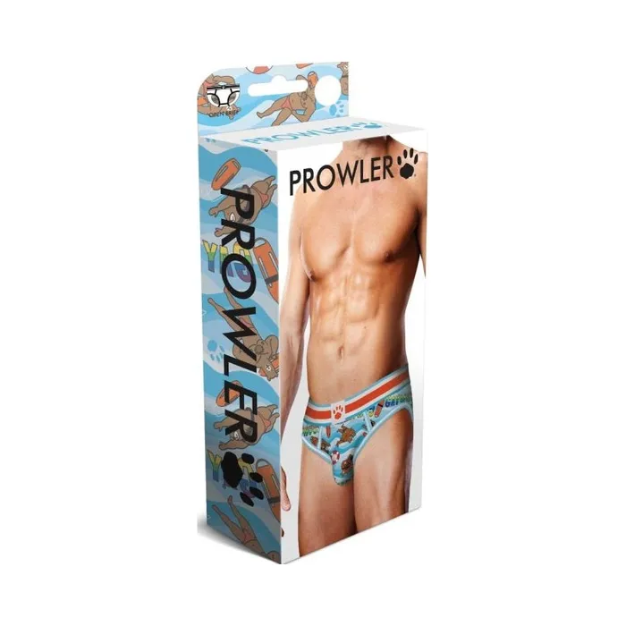 Prowler Gaywatch Bears Open Back Brief Blue Small Prowler Vibrators