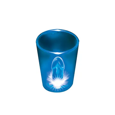 Vibrators Hott Products Unlimited Light Up Shot Glasses Blue