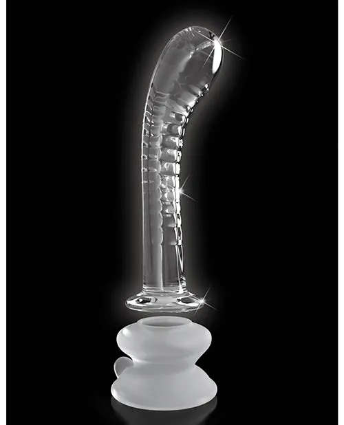 Dildos Icicles No 88 Glass Massager Wsuction Cup Clear Pipedream Products