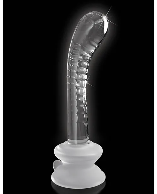 Dildos Icicles No 88 Glass Massager Wsuction Cup Clear Pipedream Products
