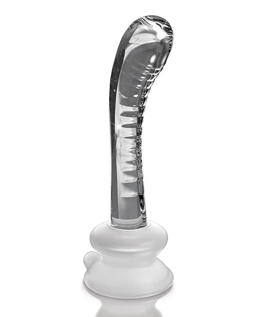 Dildos Icicles No 88 Glass Massager Wsuction Cup Clear Pipedream Products