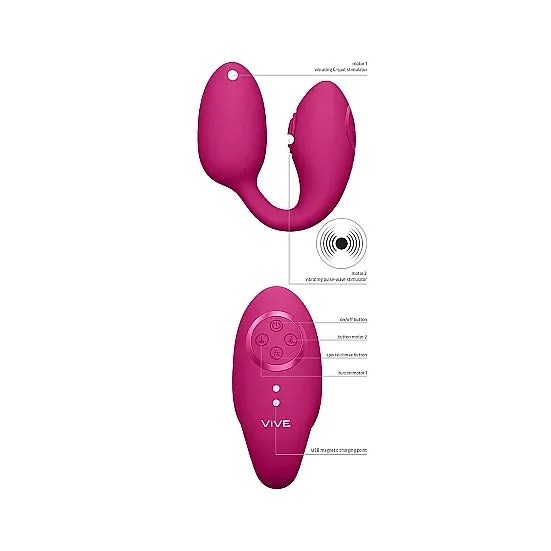 Vibrators Vive VIVE Aika Pulse Wave Vibrating Love Eggs