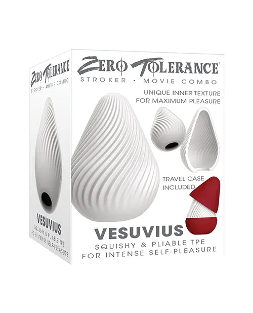 Zero Tolerance Zero Tolerance Vesuvias Stroker White Male Sex Toys