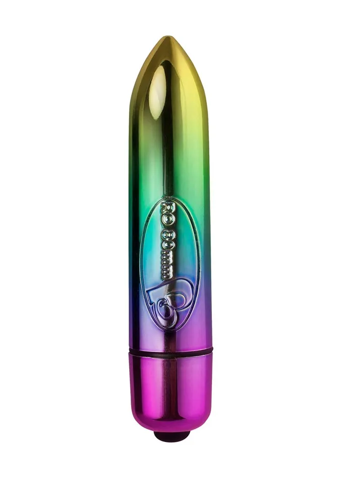 Bullet 80Mm Rainbow RocksOff Female Sex Toys