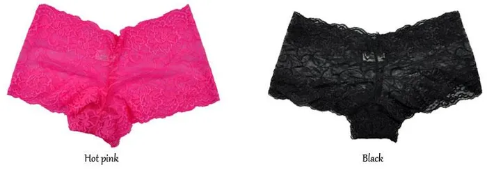 Couples CHASTITY CAGE CO 6 Pcs Lace Sissy Panties