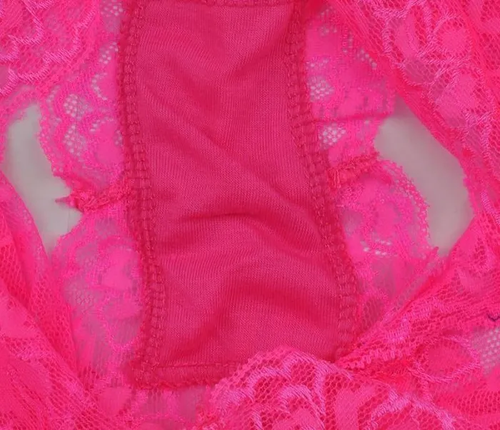 Couples CHASTITY CAGE CO 6 Pcs Lace Sissy Panties