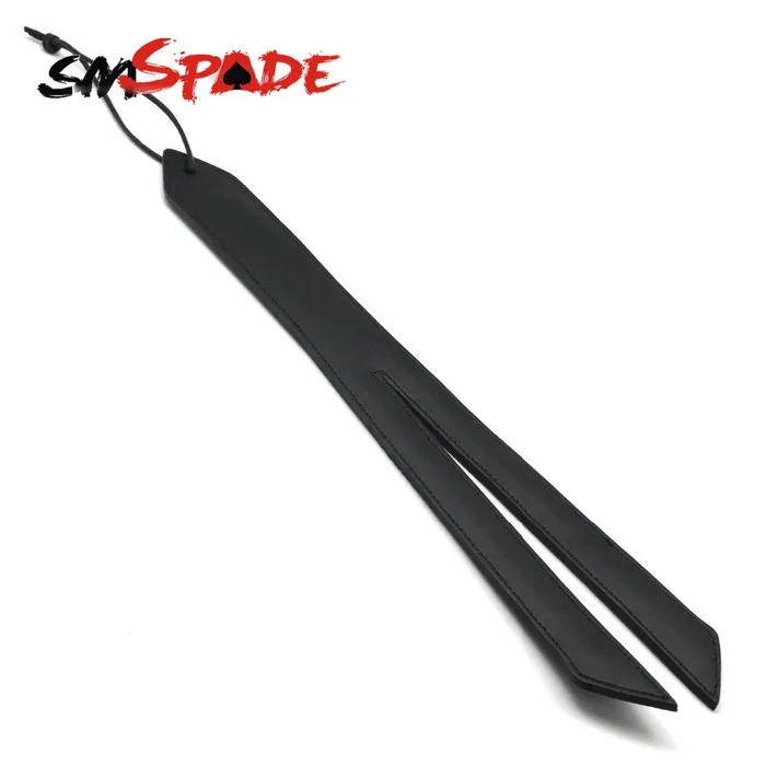 Couples House of Dasein Paddles Devil Split Black Spanking Paddle Bdsm Impact Play Toys Fetish