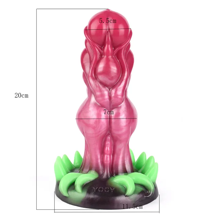 Female Sex Toys House of Dasein Realistic Dildos Rose Garden Liquid Silicone Realistic Dildo Unisex Sex Toys