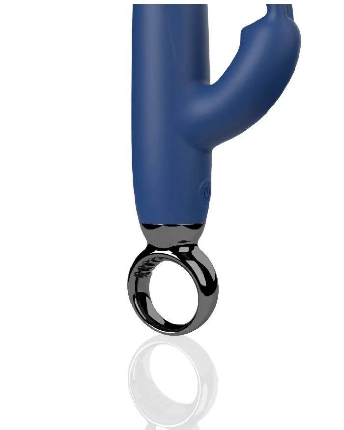 Female Sex Toys Screaming O Screaming O Primo Rabbit Vibrator with Finger Loop Blue