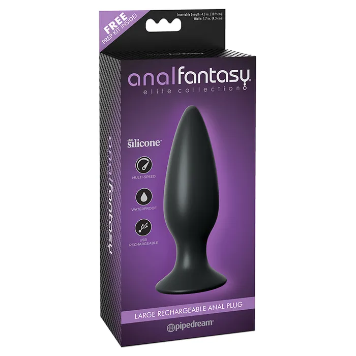 Male Sex Toys Pipedream Afc Elite Large Rechargeable Anal Plug