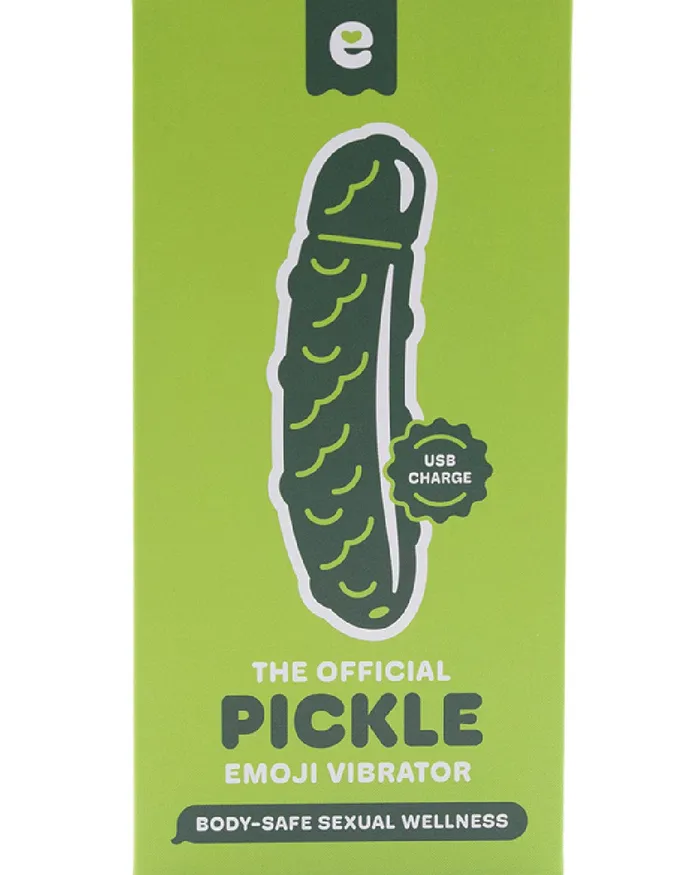 Pickle Emojibator Ultra Discreet First Time Bullet Vibrator Dame Products Female Sex Toys