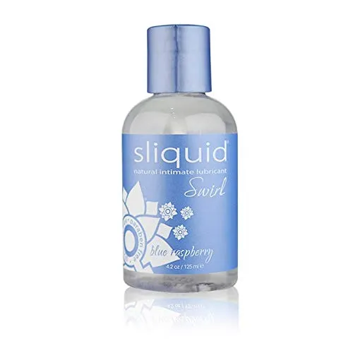 Sliquid Vibrators Sliquid Swirl Blue Raspberry 42 Oz