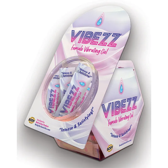 Vibezz Stick Pack Display Jar 50Pcs Body Action Enhancers