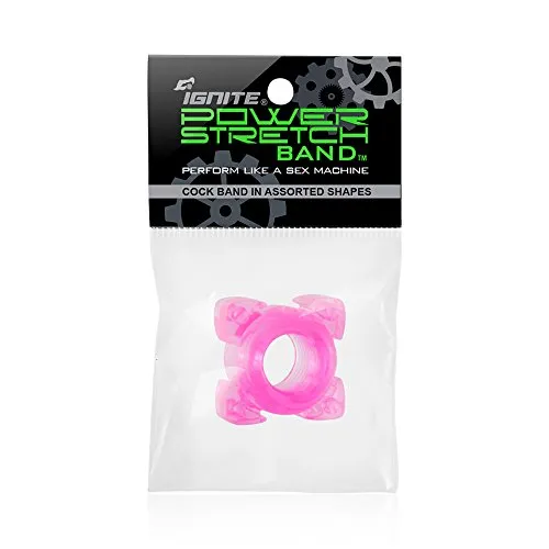 Vibrators Ignite Power Stretch Band Pink SI Novelties