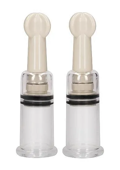 Vice Anal Pumped by Shots Nipple Suction Set Small Transparent