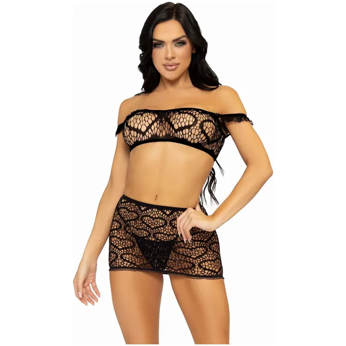 3 Pc Seamless Heart Net Off the Shoulder One Size Black Leg Avenue Anal 3 Pc Seamless Heart Net Off the Shoulder One Size Black Leg Avenue Anal