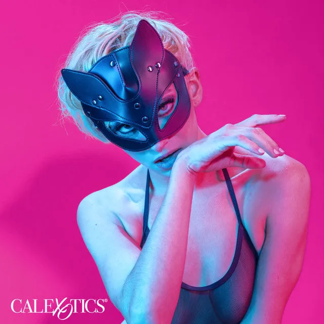 Anal CalExotics Euphoria Collection CAT MASK Vegan Leather Black