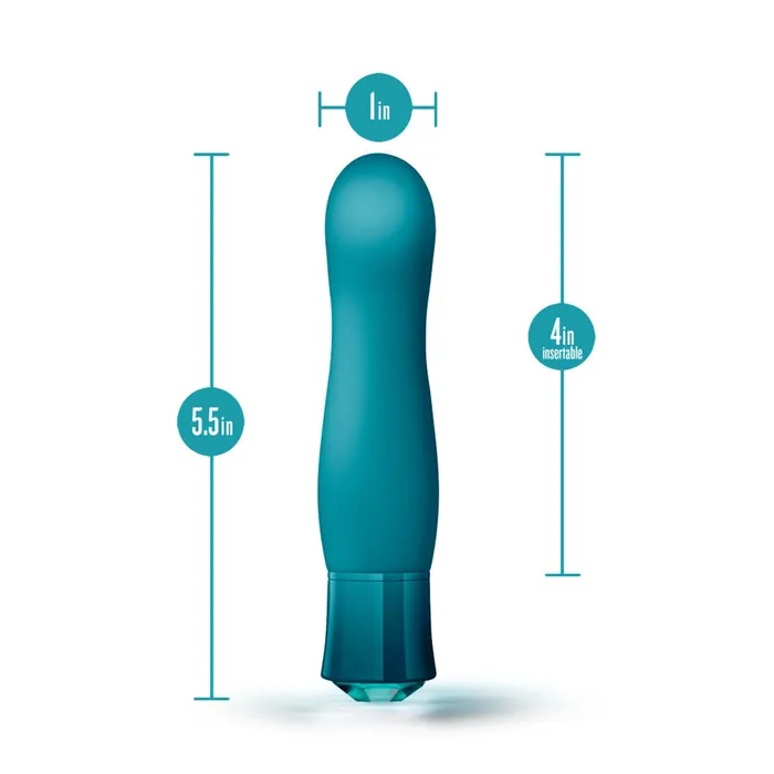 Blush Female Sex Toys Oh My Gem Fierce Warming Tapered Vibrator with Diamond