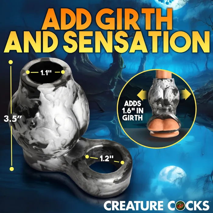 Creature Cocks Night Prowler Penis Sleeve and Ball Stretcher Creature Cocks Male Sex Toys