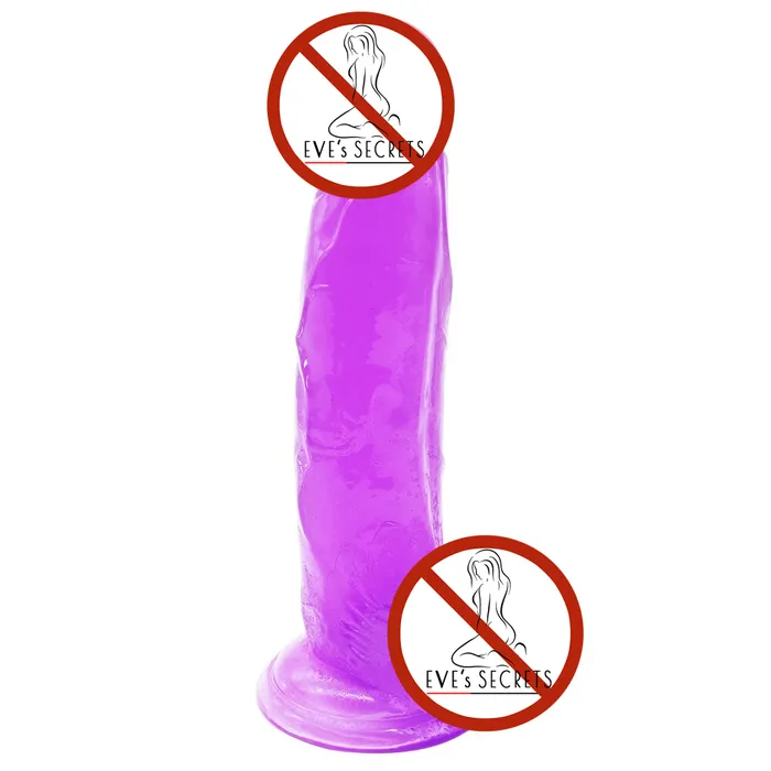EVEs SECRETS Soft Long Realistic Jelly Dildo for Women Medical Silicone Dildo in Secret Packaging Dildos
