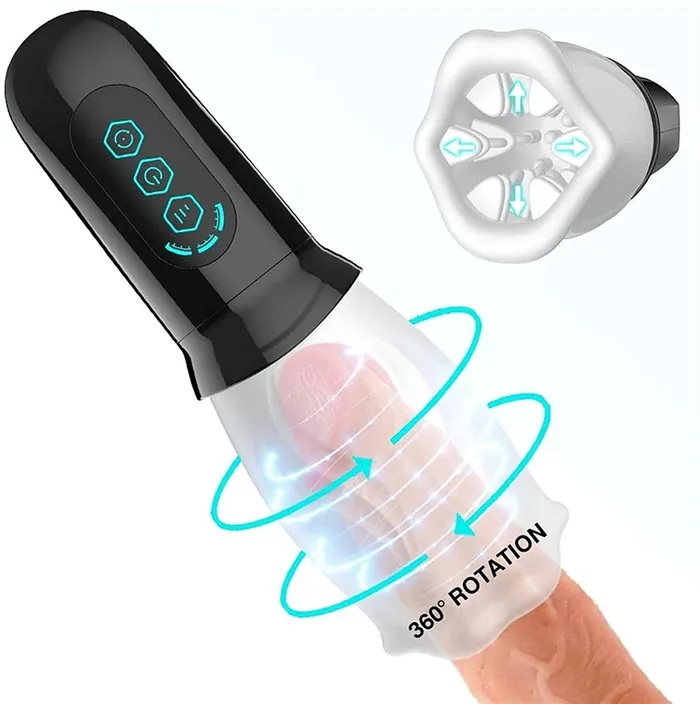 Lusty Age Male Sex Toys Bare Sleeve 4Frequncy Rotation 3 Speeds Oral Sex Masturbation Cup Lusty Age Male Sex Toys Bare Sleeve 4Frequncy Rotation 3 Speeds Oral Sex Masturbation Cup