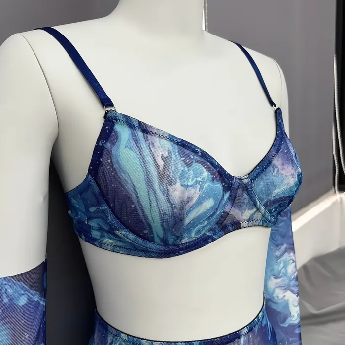 Multicolor Erotic Womens Lingerie Sexy Female Bra Sets Intimate Mesh Outfits EVEs SECRETS Vibrators