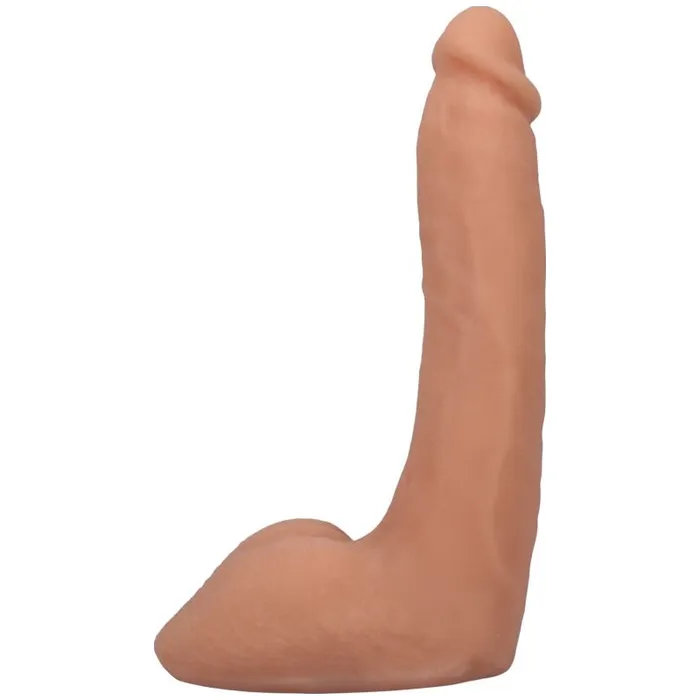 Signature Cocks Dildos Codey Steele 8in Ultraskyn Cock w Removable VacULock Suction Cup Vanilla Flesh